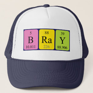 Boné Nome de mesa periódica do Bray que