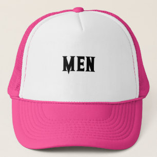 Boné Nome de texto personalizado para homens encantador