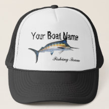 Nome do barco personalizado: Marlin tricheiro