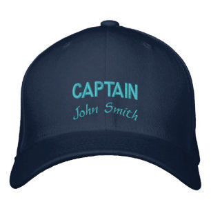 Boné Nome do capitão personalizado