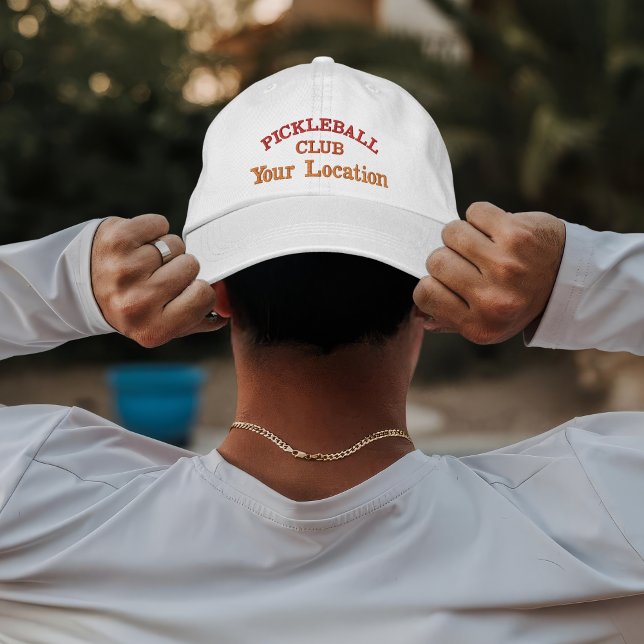 Boné Nome do Jogador do Pickleball Personalizado (Criador carregado)