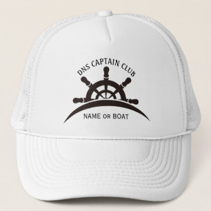 Boné Nome do Seu Barco Capitão