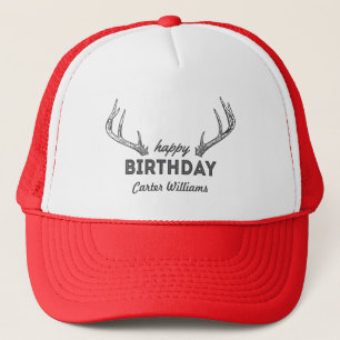Boné Nome feito sob encomenda do bolo de aniversário d
