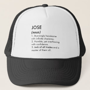 Boné Nome Jose, Nome editável, Nome personalizado