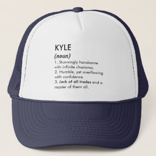 Boné Nome Kyle, Nome editável, Nome personalizado