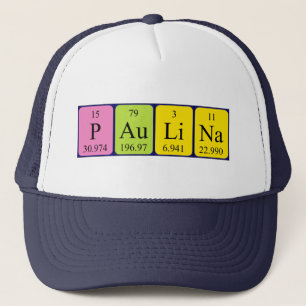 Boné Nome periódico da mesa Paulina que