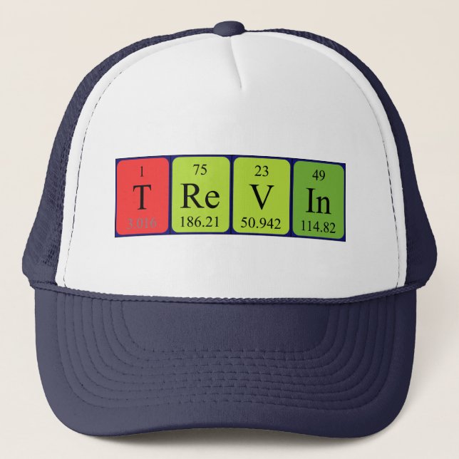 Boné Nome periódico da mesa Trevin que (Frente)