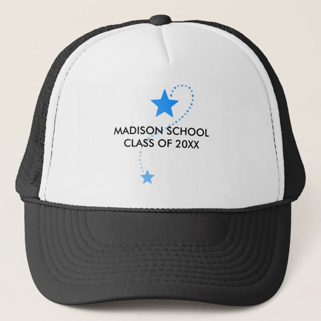 Boné Nome personalizado Blue Brandon, Classe de, Gradua (Frente)