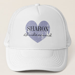 Boné Nome personalizado Bridesmaid hat para a tripulaç