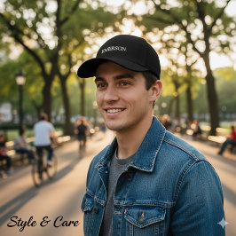 Boné Nome Personalizado Chapéu - Estilo Baseball Bordad