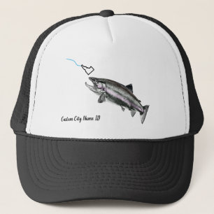 BONÉ NOME PERSONALIZADO DA CIDADE CHUMBO AQUI PESCADO P