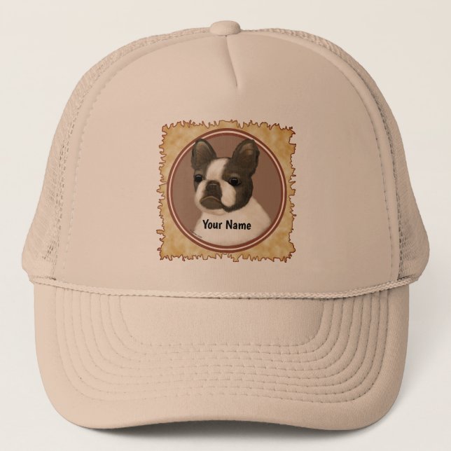 Boné Nome personalizado de Boston Terrier (Frente)