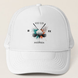 Boné Nome Personalizado de Taco de Golfe Chapéu Persona