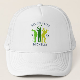 Boné Nome Personalizado de Taco de Golfe Clássico