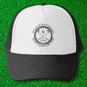 Boné Nome Personalizado do Clube de Golfe Clássico