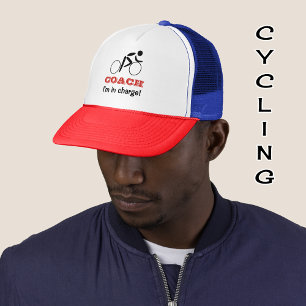 Boné Nome personalizado do treinador de ciclismo divert