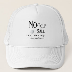 Boné Nome Personalizado Humor Engraçado de Golfe Tipogr