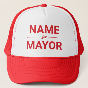 Boné Nome Personalizado para Eleição de Texto Personali