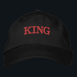 Boné Nome Rei Preto - Cor Personalizada bordada<br><div class="desc">King Name Black Color Embroidered Baseball Boné,  Nome da Fonte é Century. O tipo de estilo é Boné Básico Ajustável de Roupa de Alternativo,  o tipo de cor é Preto.</div>