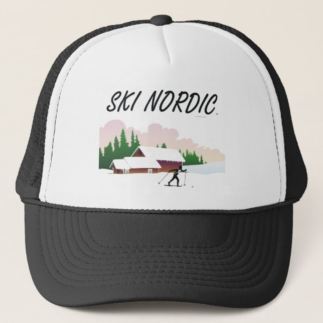 Boné Nordic SUPERIOR do esqui (Frente)