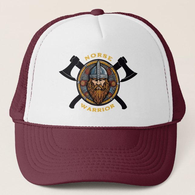 Boné Norse Warrior Trucker Hat (Frente)