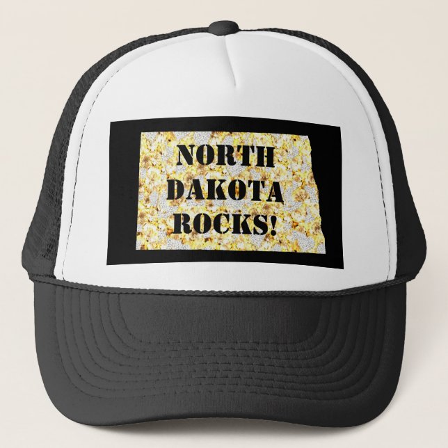 BONÉ NORTE DAKOTA ROCKS (Frente)