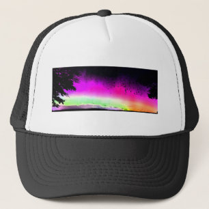 Boné Norte Luzes Aurora Borealis Sky Night Nature