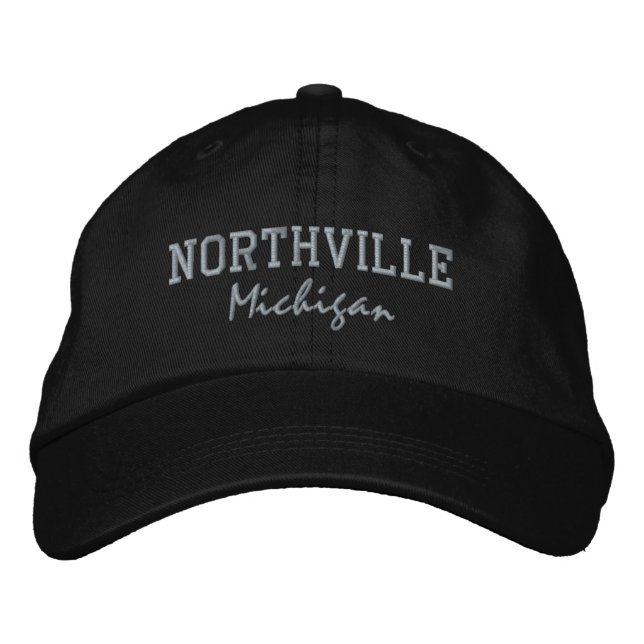 Boné Northville Michigan Boridered Baseball Hat (Frente)