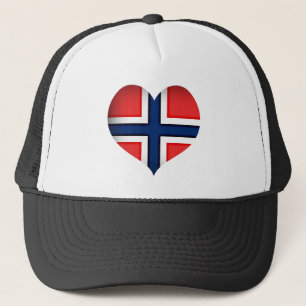 Boné Norway Flag Heart