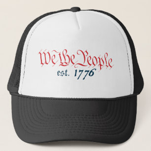 Boné Nós as pessoas do est. 1776