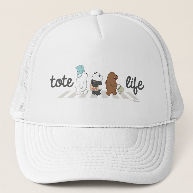 Boné Nós Bare Bears - Vida Bolsa! (Frente)
