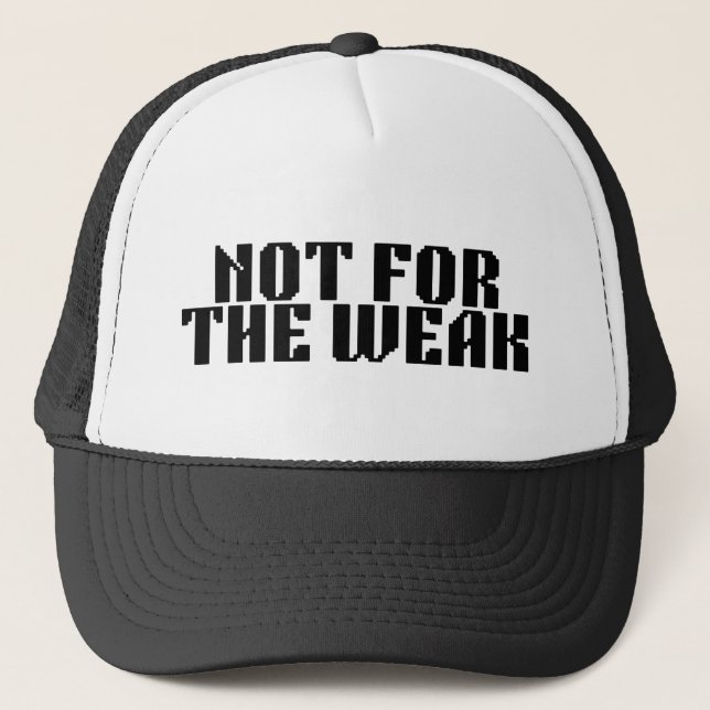 Boné Not For The Weak Brutalist Pixel Baseball Cap (Frente)