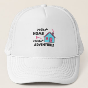 Boné Nova Casa Novas Aventuras para o Partido do Aqueci