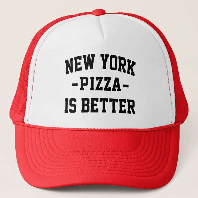 Boné Nova York Pizza é Melhor - Melhor Pizza (Frente)