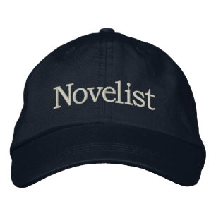 Boné Novelista Bordado Hat para Novos Escritores