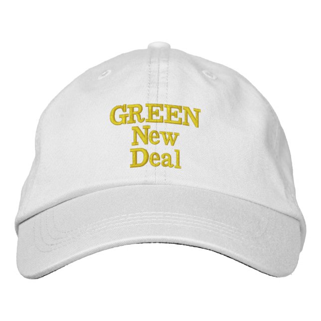 Boné Novidade beisebol GREEN NEW DEAL (Frente)