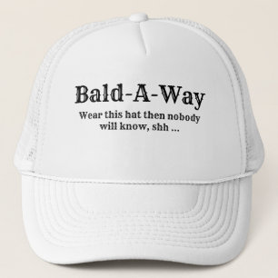 Boné Novidade engraçada BALD-A-WAY