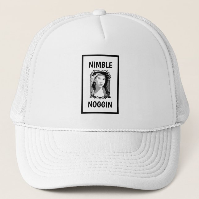 Boné Novidade engraçada NIMBLE NOGGIN (Frente)
