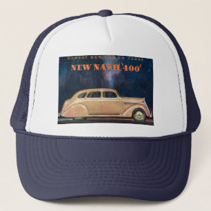 Boné novo do chapéu do camionista de Nash 400 da