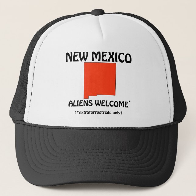 Boné Novo México - Alienígenas Bem-Vindos (Frente)
