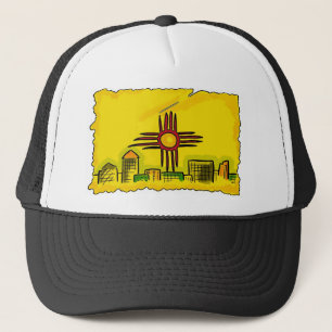Boné Novo México - linha de horizonte artística - é o q
