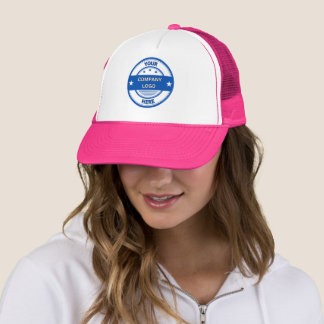 Boné NOVO! Trucker Hat - Rosa - Personalizar