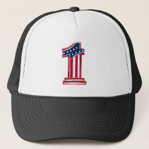 Boné Número 1 de Chapéu Americano