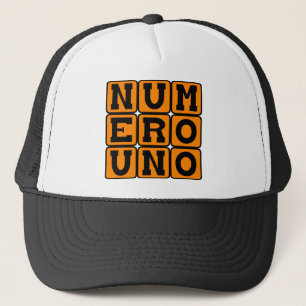 Boné Numero Uno, número um em espanhol