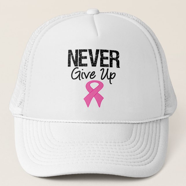 Boné Nunca Desistir (Cancer Da Mama) (Frente)