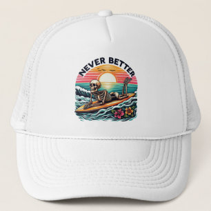 Boné Nunca Melhor - Skelset surf Sunset Wave Design