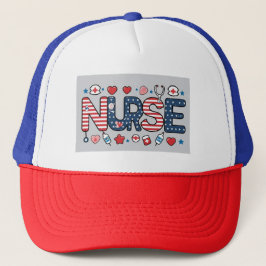 Boné Nurse Logo Hat – Stylish Cap for Proud Nurses
