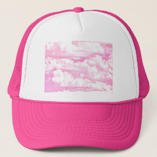 Boné Nuvens na decoração cor-de-rosa