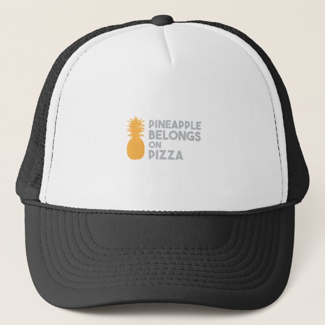 Boné O abacaxi pertence na pizza (Frente)