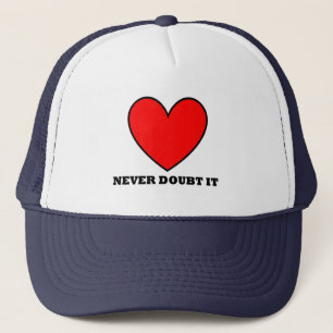 Boné O AMOR nunca duvida disso